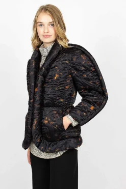 Dries Van Noten Piped Jacket Tortoiseshell| Outerwear