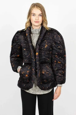 Dries Van Noten Piped Jacket Tortoiseshell| Outerwear