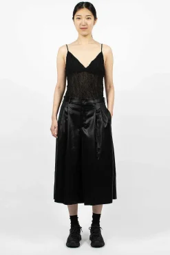 Comme Des Garçons Comme Des Garçons Pleat Culottes Black| Trousers