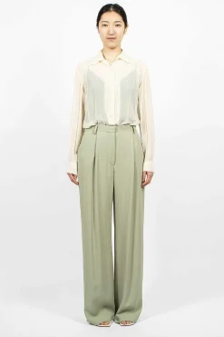 Dries Van Noten Pleats Shirt Off White| Shirts