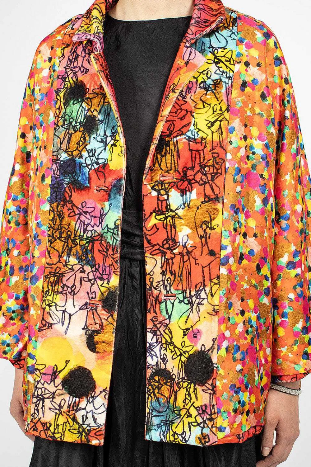 Daniela Gregis Poppy Short Jacket Drawing| Outerwear