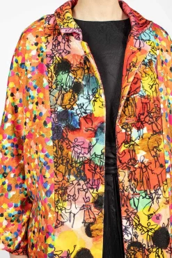 Daniela Gregis Poppy Short Jacket Drawing| Outerwear