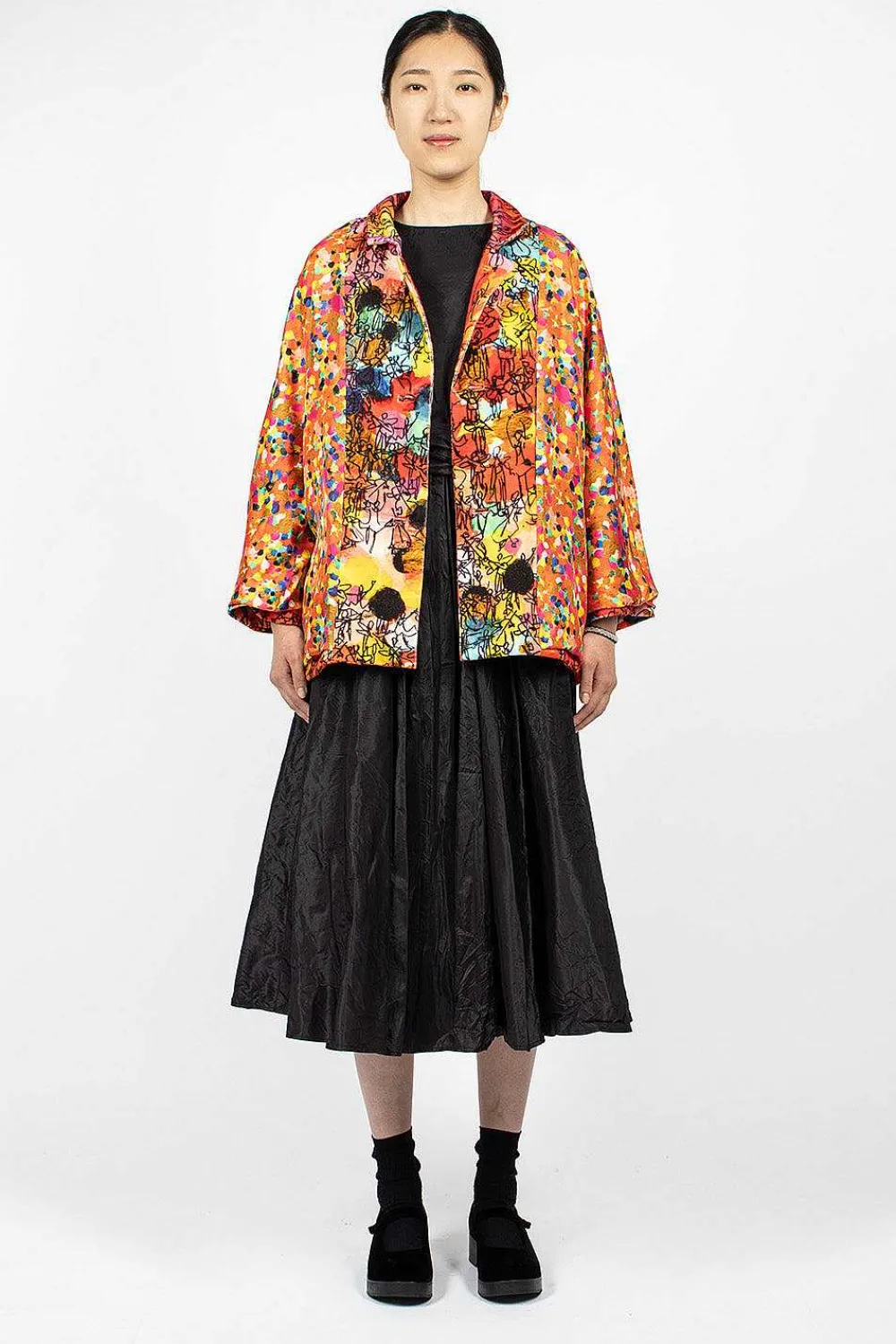 Daniela Gregis Poppy Short Jacket Drawing| Outerwear