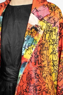 Daniela Gregis Poppy Short Jacket Drawing| Outerwear
