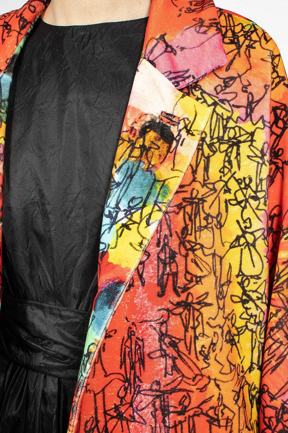 Daniela Gregis Poppy Short Jacket Drawing| Outerwear