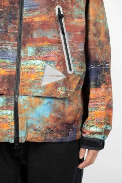 and wander Printed Shell Jacket| Outerwear