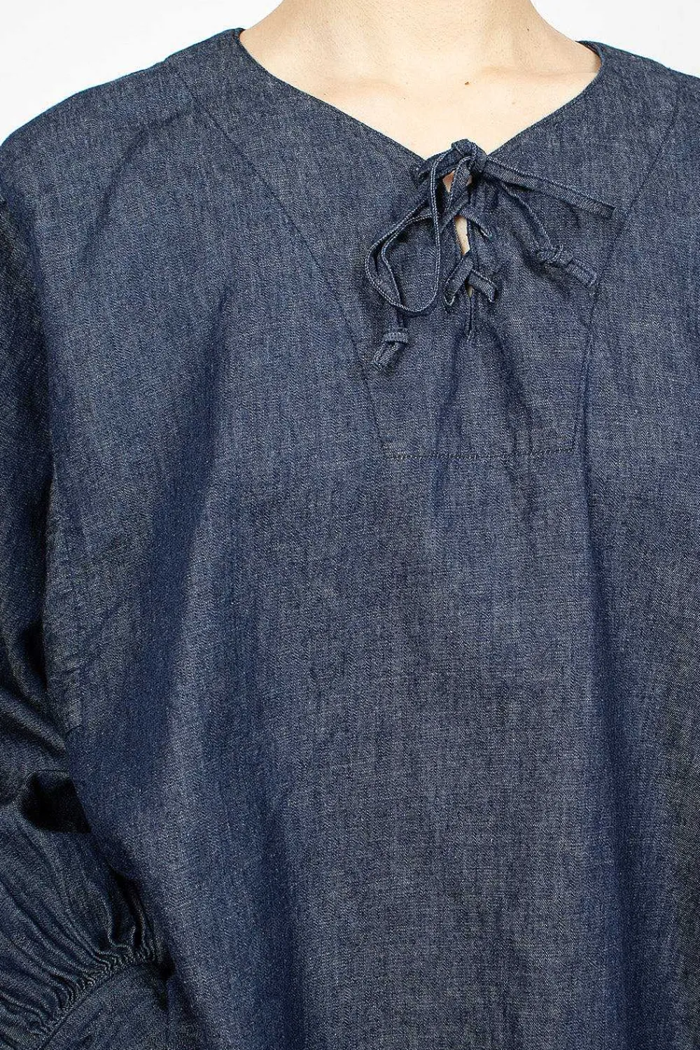 OrSlow Pullover Laced Shirt One Wash| Shirts