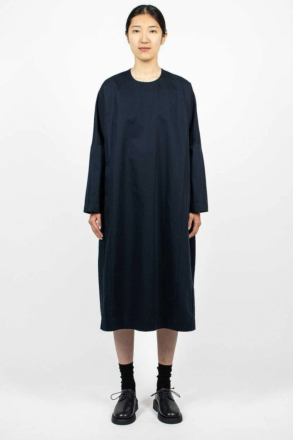 Casey Casey Pyj Rouch Dress Navy| Dresses