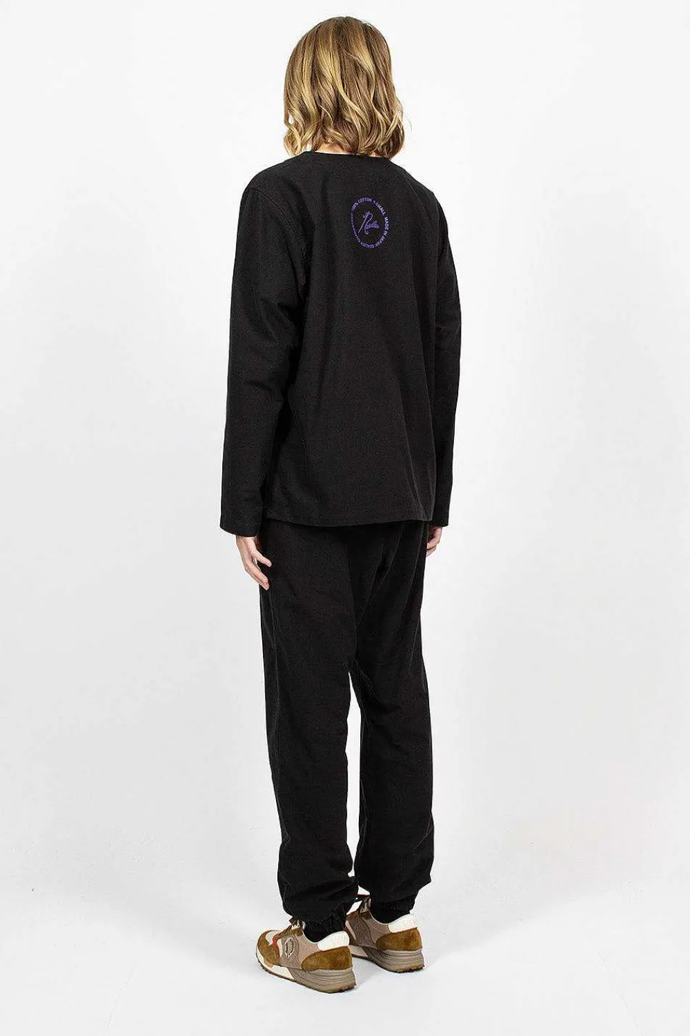 Needles Pyjama Set Black Flannel| Trousers