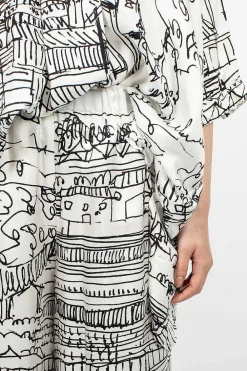 Daniela Gregis Pyjama Trouser Village Print| Trousers
