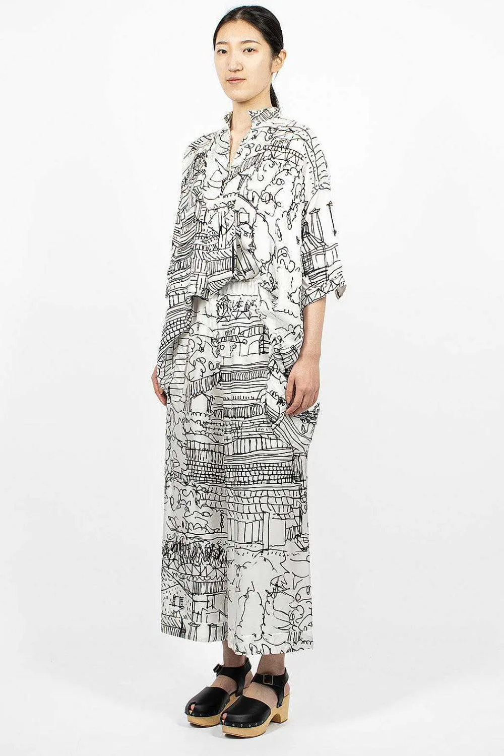 Daniela Gregis Pyjama Trouser Village Print| Trousers