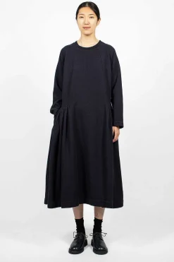 Casey Casey Pyjoline Dress Navy| Dresses