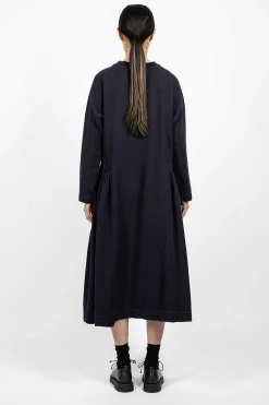 Casey Casey Pyjoline Dress Navy| Dresses