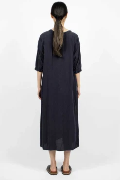 Chez Vidalenc Raglant B Dress Dark Navy| Dresses