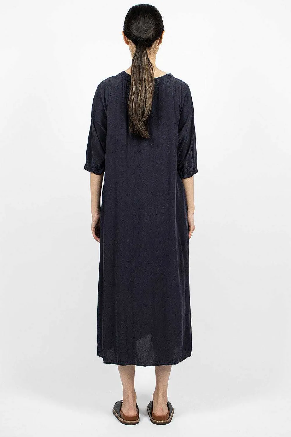 Chez Vidalenc Raglant B Dress Dark Navy| Dresses