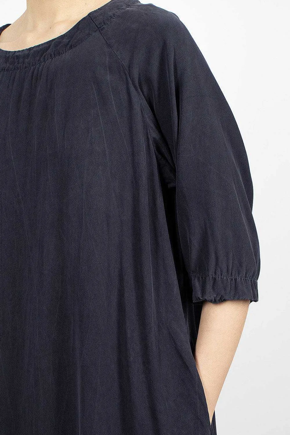 Chez Vidalenc Raglant B Dress Dark Navy| Dresses