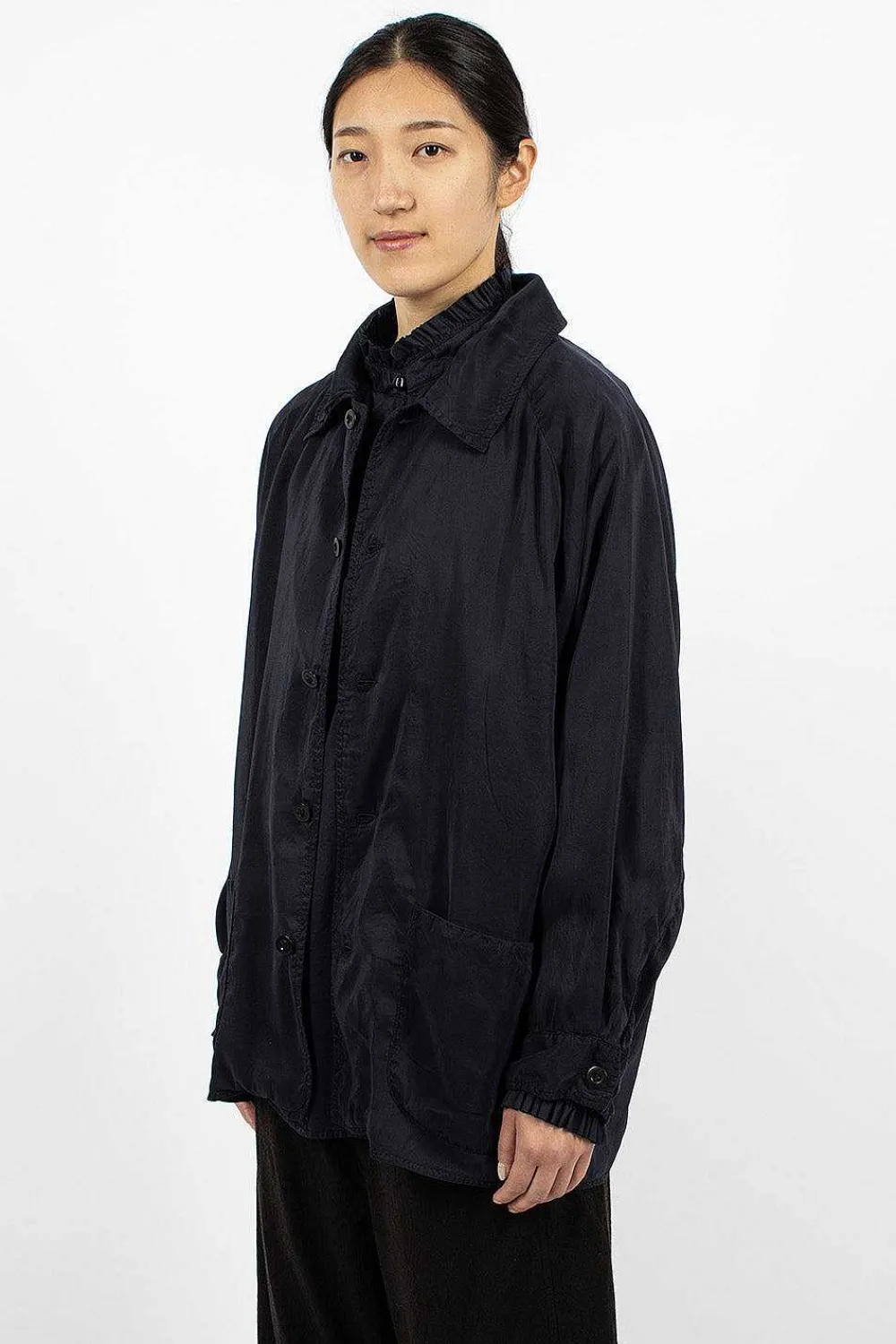 Chez Vidalenc Raglant Jacket Alex Silk| Outerwear
