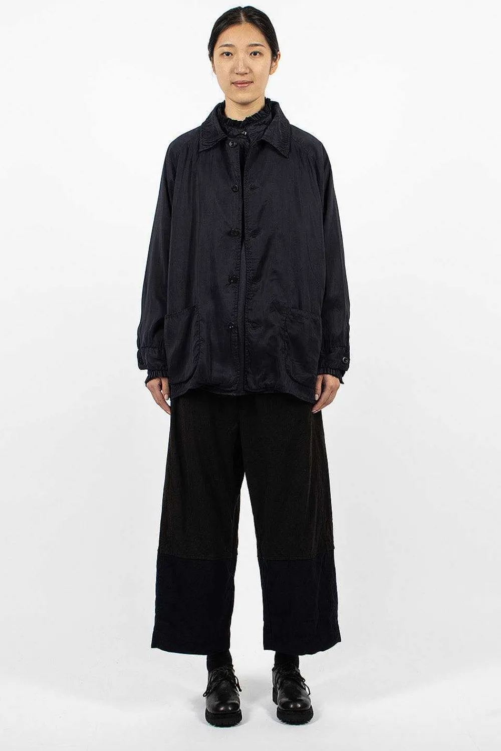 Chez Vidalenc Raglant Jacket Alex Silk| Outerwear
