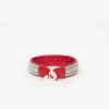 Maria Rudman Red Hide B Bracelet 2| Bracelets