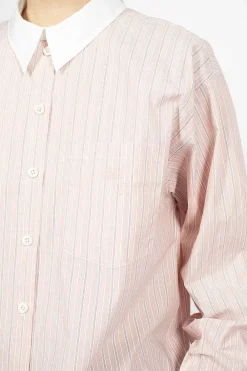Acne Studios Reverse Shirt Pink Stripe| Shirts