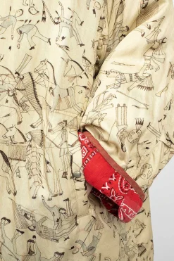 VISVIM Reversible Liner Coat Bandana Red| Outerwear