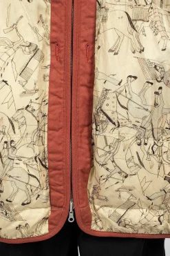 VISVIM Reversible Liner Coat Bandana Red| Bandanas