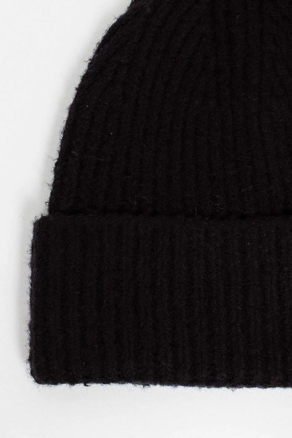 Acne Studios Ribbed Beanie Black| Hats