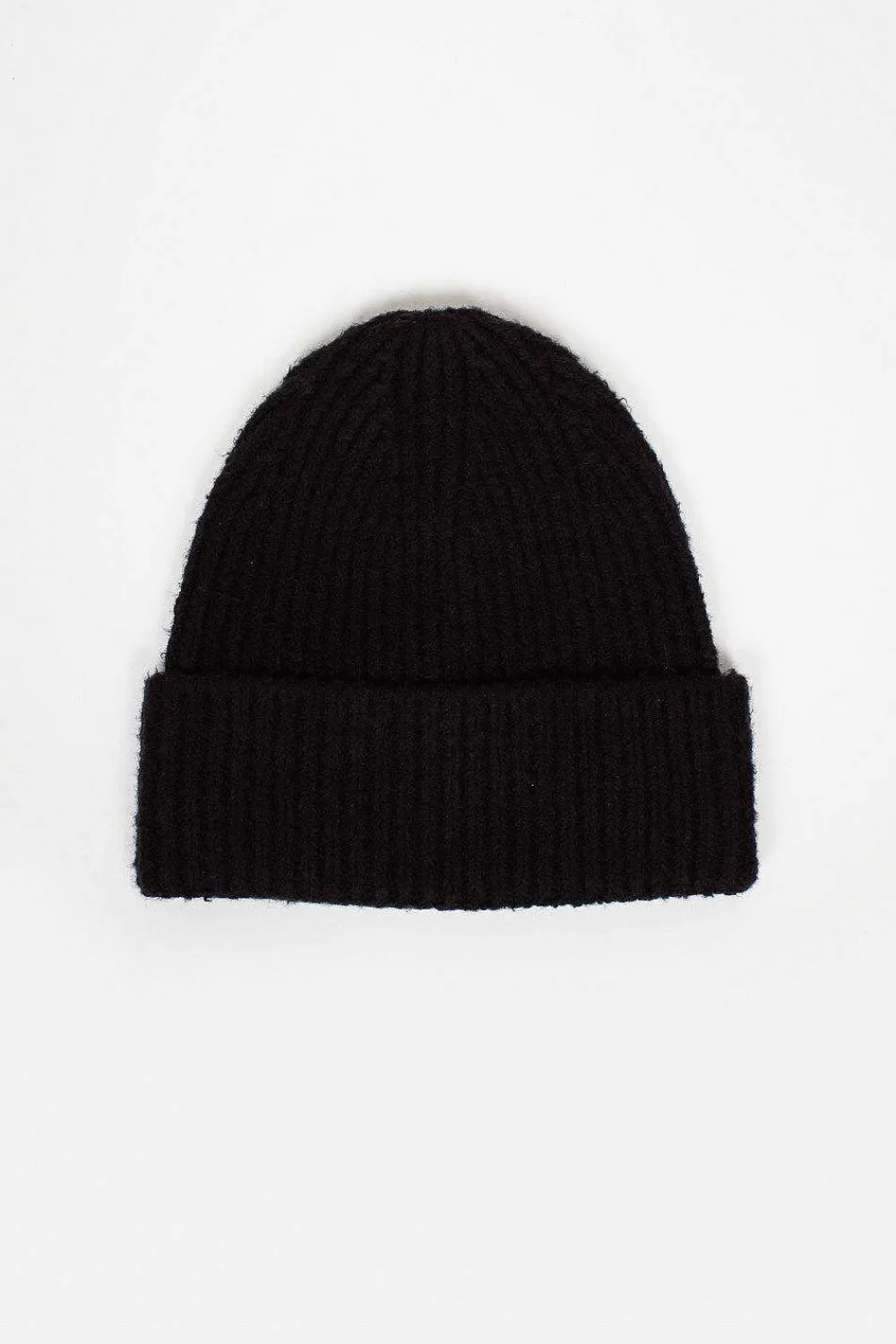 Acne Studios Ribbed Beanie Black| Hats