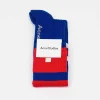 Acne Studios Ribbed Stripe Socks Sapphire Blue| Tights & Socks
