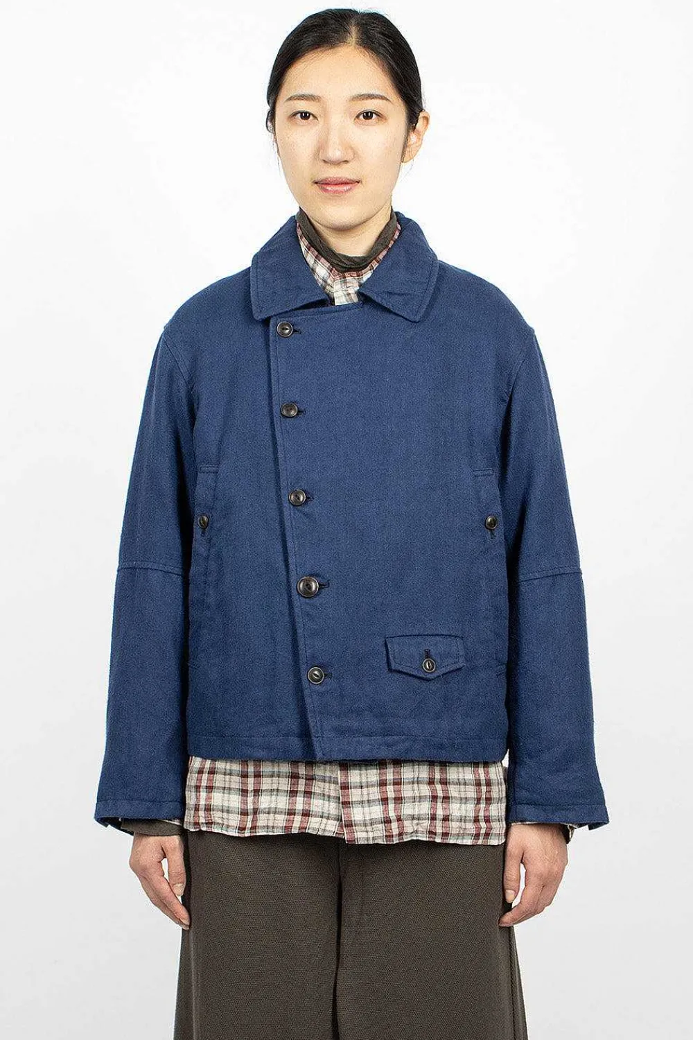 Vlas Blomme Riders Jacket Blue| Outerwear