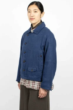 Vlas Blomme Riders Jacket Blue| Outerwear