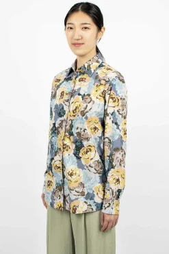 Dries Van Noten Rose Shirt Mauve| Shirts