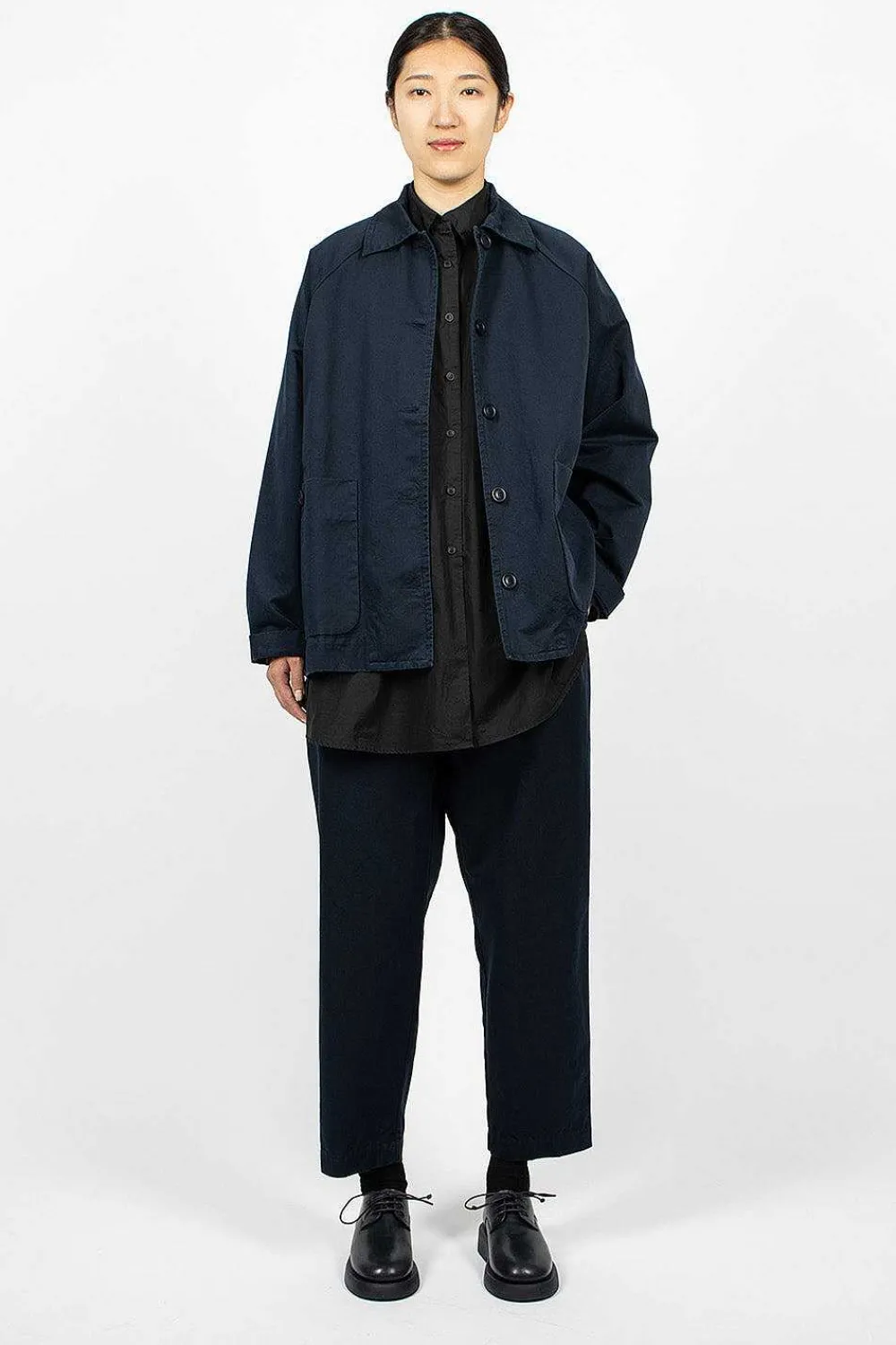 Casey Casey Rotty Jacket Navy Twill| Outerwear