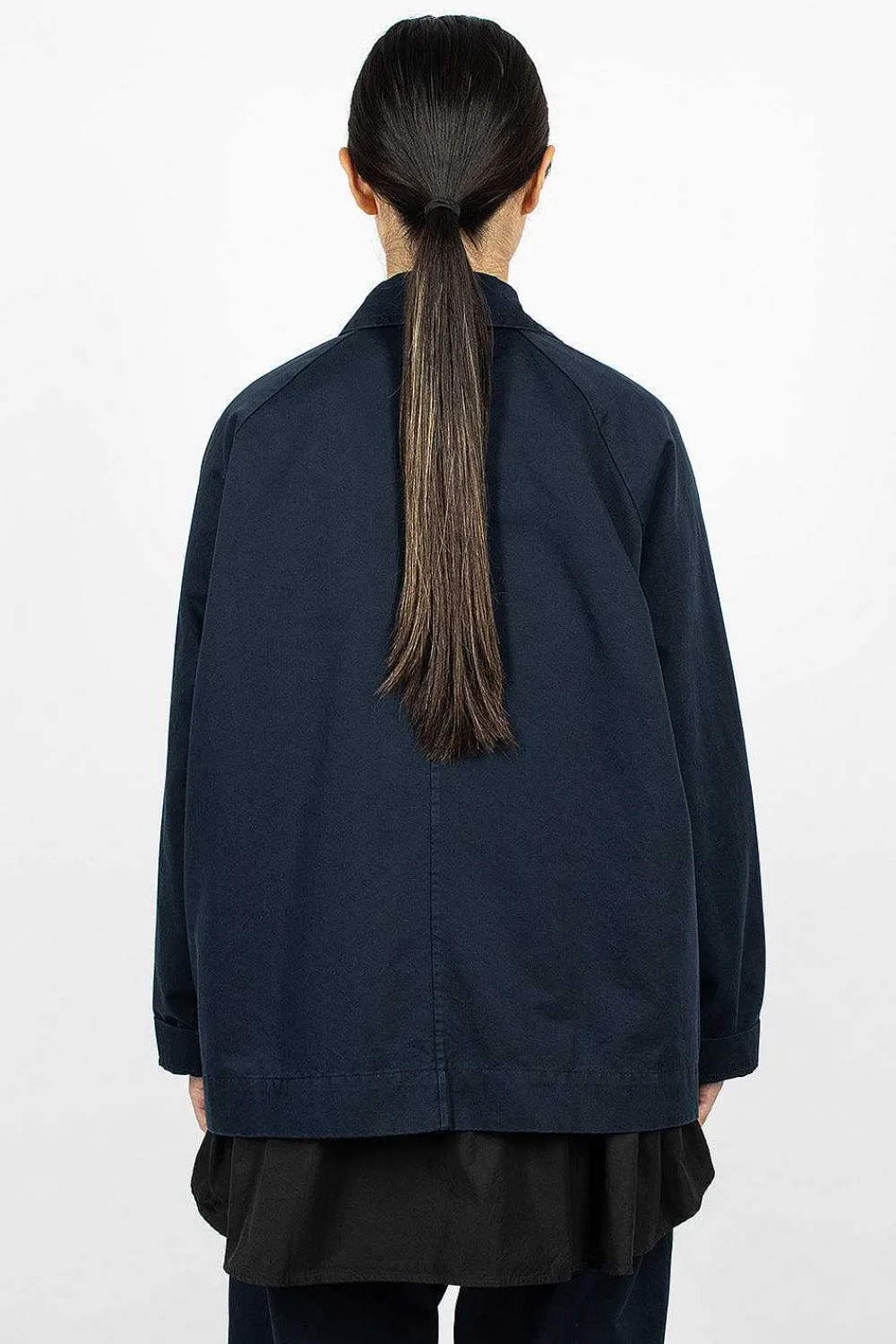 Casey Casey Rotty Jacket Navy Twill| Outerwear