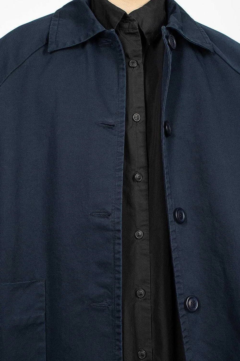 Casey Casey Rotty Jacket Navy Twill| Outerwear