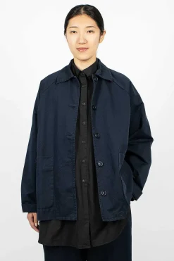 Casey Casey Rotty Jacket Navy Twill| Outerwear