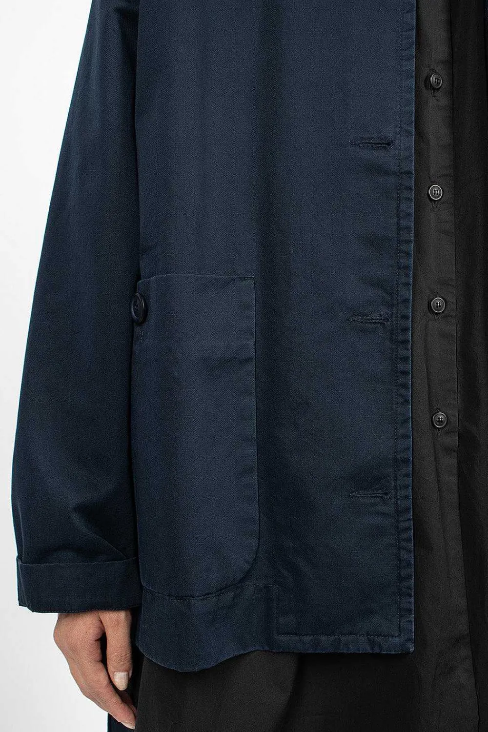 Casey Casey Rotty Jacket Navy Twill| Outerwear