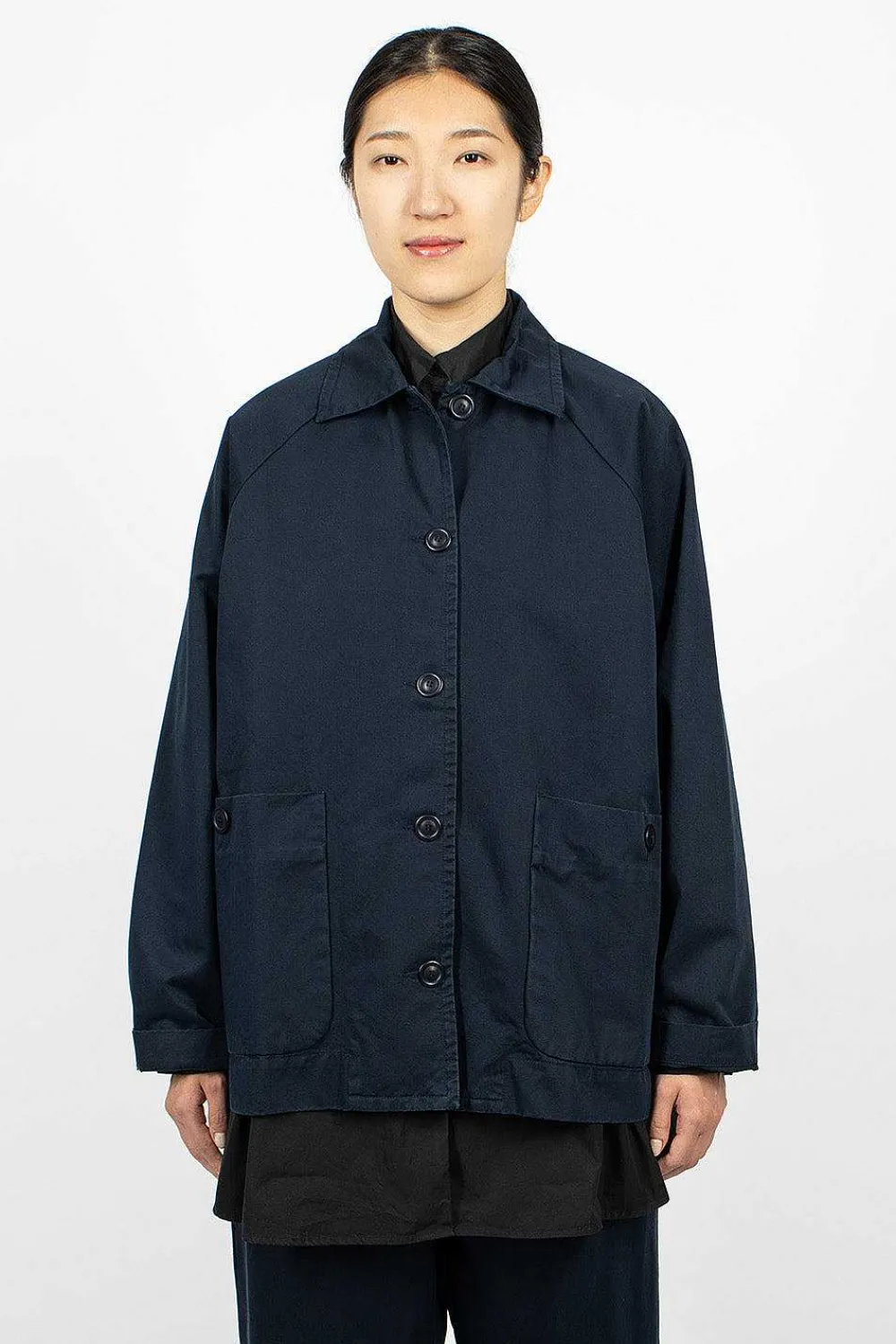 Casey Casey Rotty Jacket Navy Twill| Outerwear