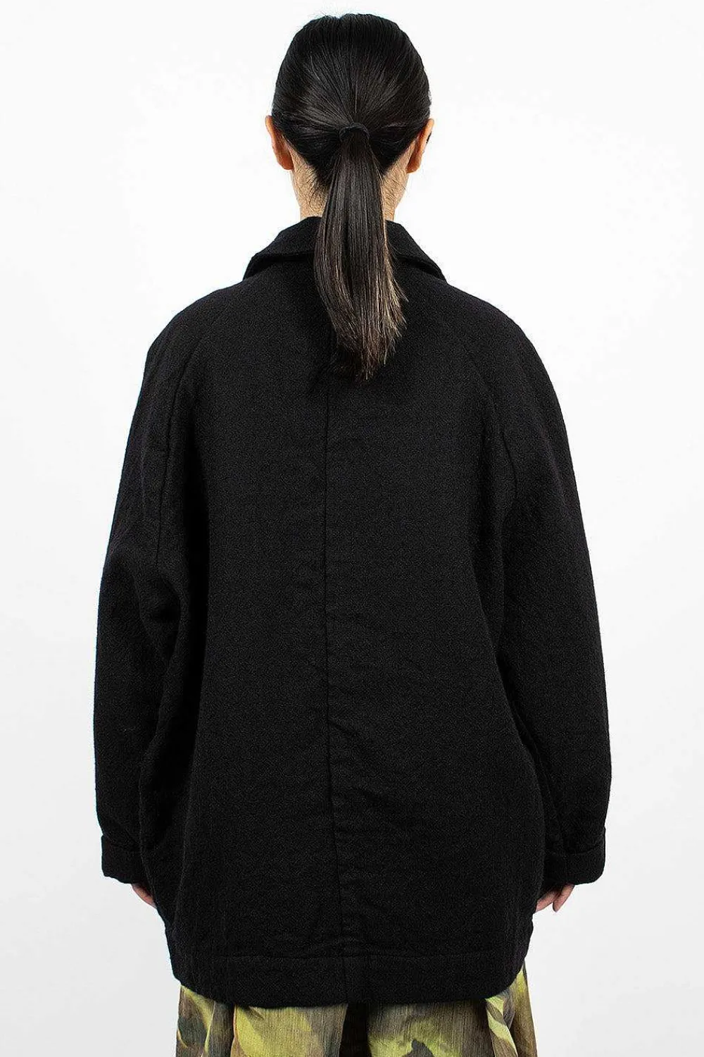 Casey Casey Rotty Jacket Wool Black| Outerwear