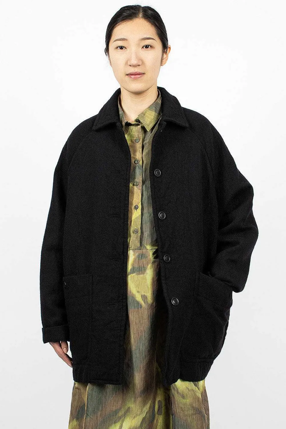 Casey Casey Rotty Jacket Wool Black| Outerwear