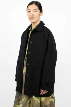 Casey Casey Rotty Jacket Wool Black| Outerwear