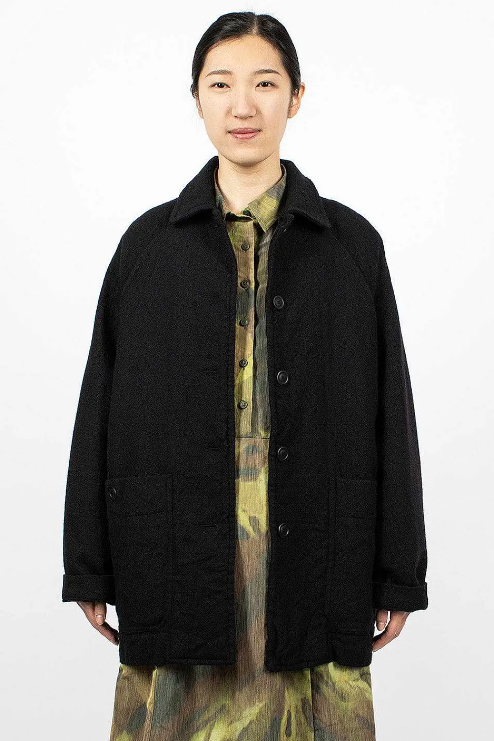 Casey Casey Rotty Jacket Wool Black| Outerwear
