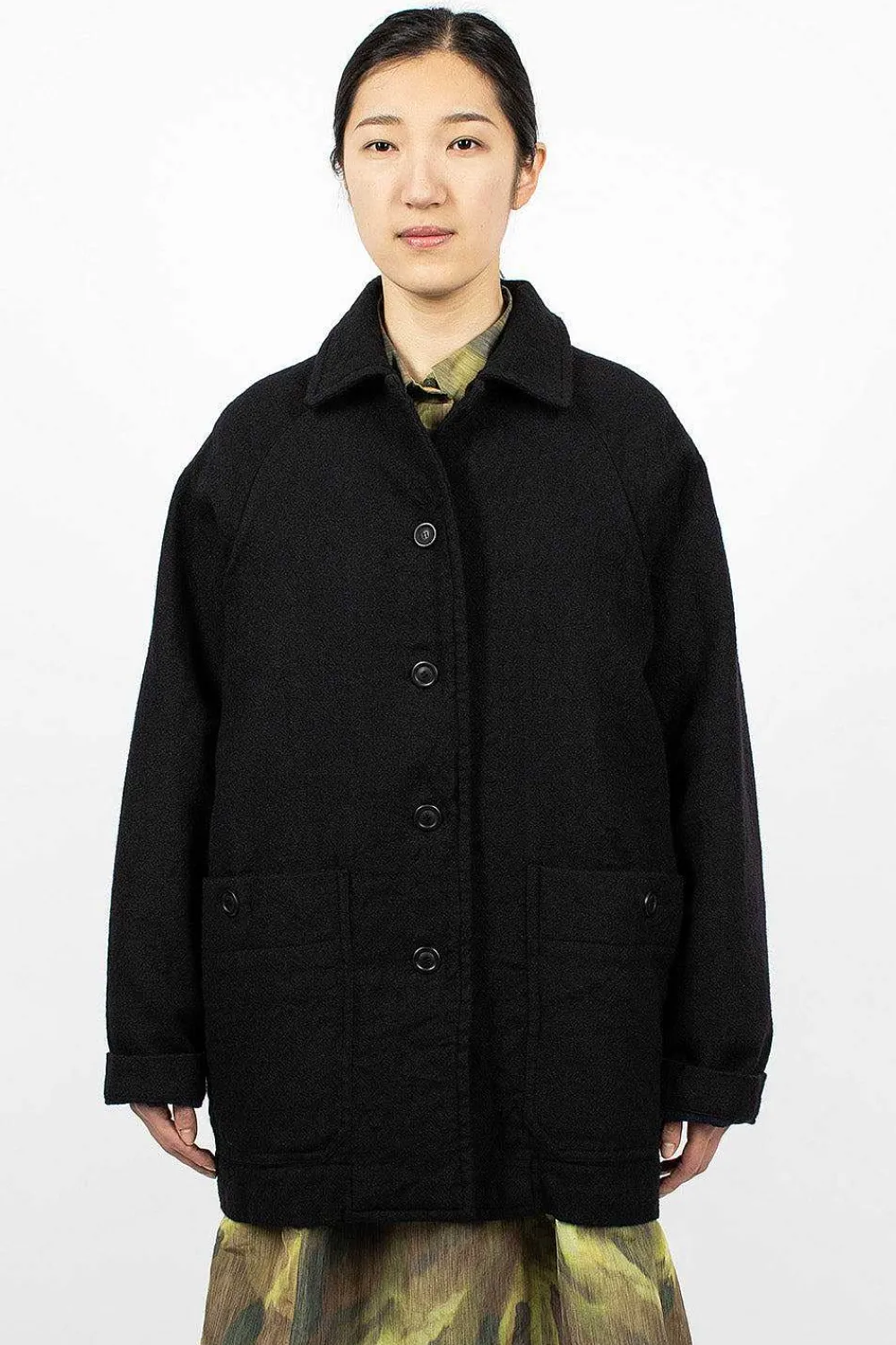 Casey Casey Rotty Jacket Wool Black| Outerwear