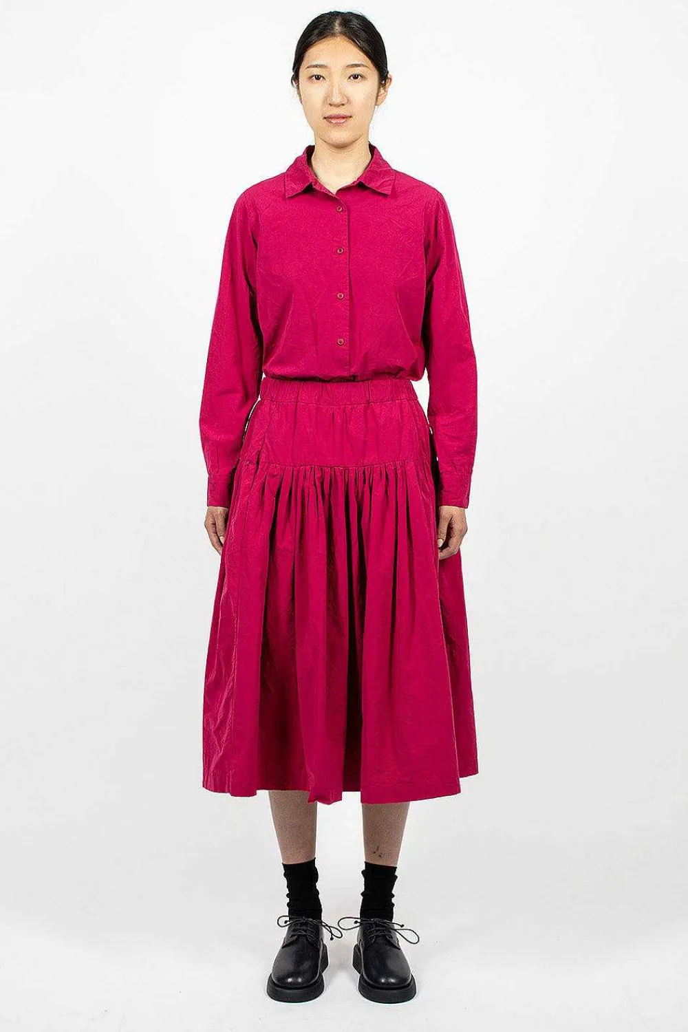 Casey Casey Rouchetine Skirt Raspberry| Skirts