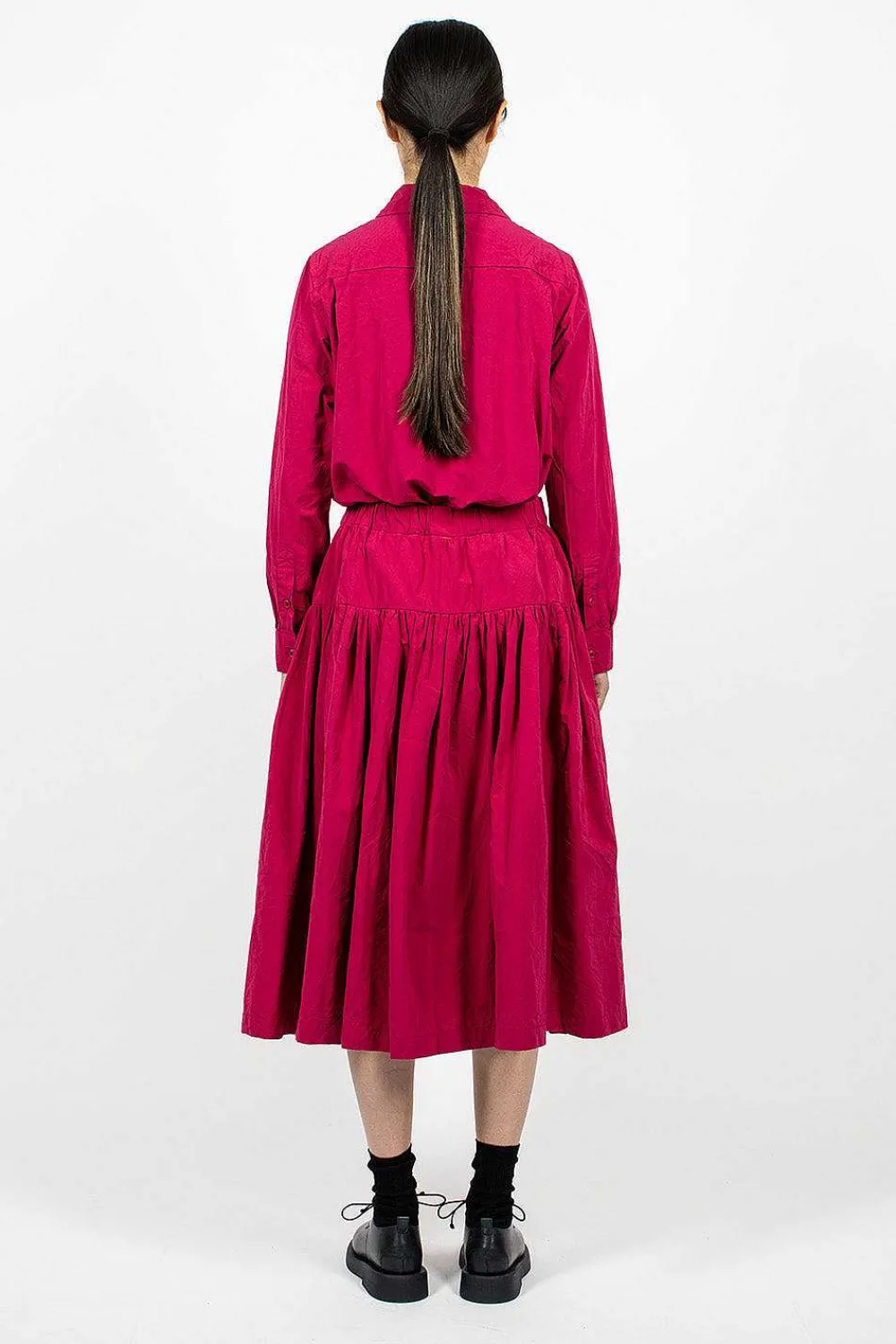 Casey Casey Rouchetine Skirt Raspberry| Skirts