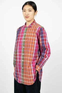 Engineered Garments FWK Rounded Collar Shirt Multi| Tops