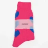 Rostersox Rs-63 Heart Socks Pink| Tights & Socks