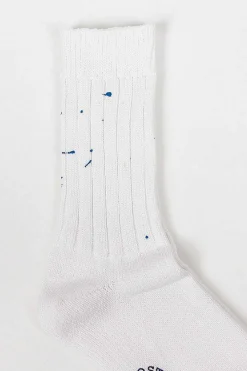 Rostersox Rs-202 Paint Socks White/Blue| Tights & Socks