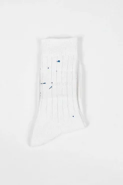 Rostersox Rs-202 Paint Socks White/Blue| Tights & Socks