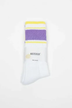 Rostersox Rs-219 Stripe Socks Purple| Tights & Socks